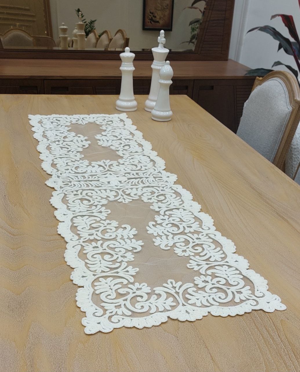 رانر و رومیزی مدل مخمل 