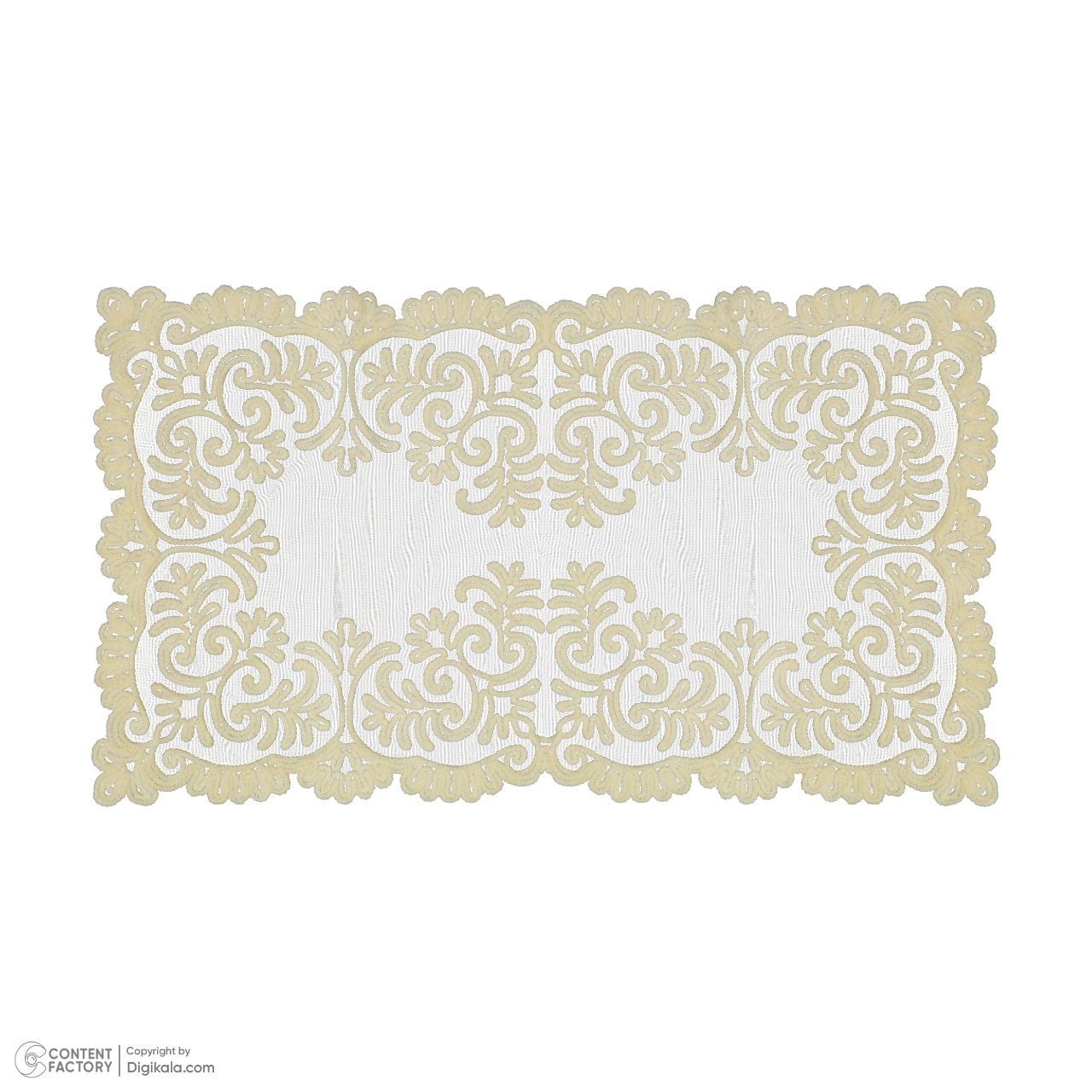 رومیزی جلومبلی مدل تور مخمل