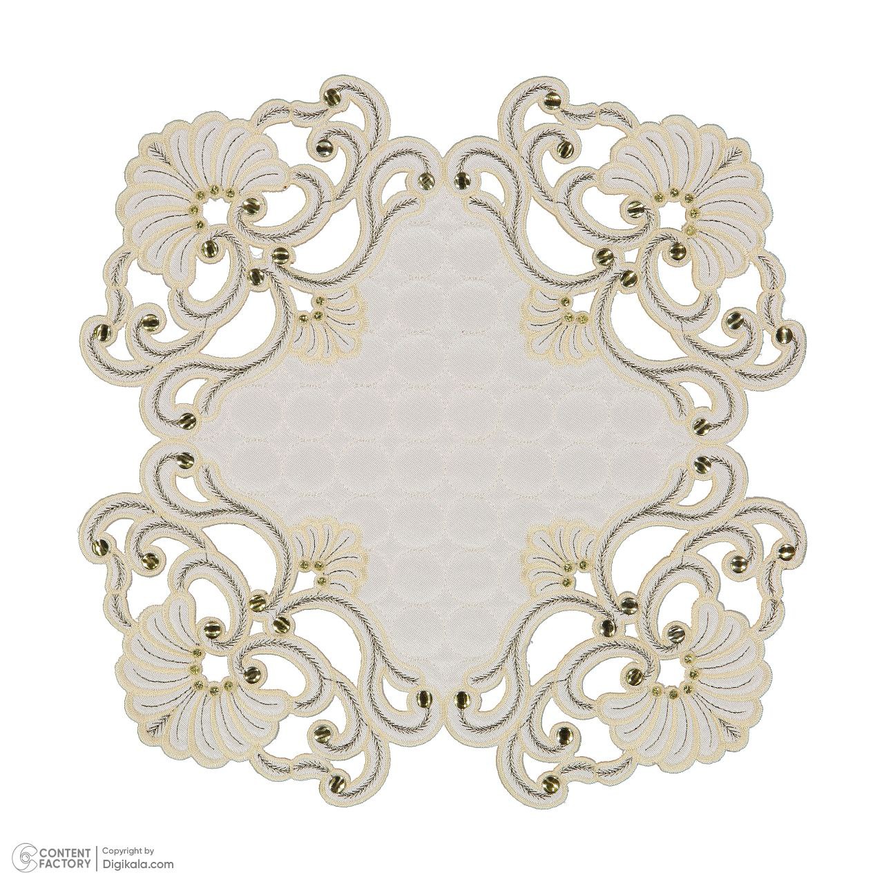 رومیزی عسلی مدل پیچک