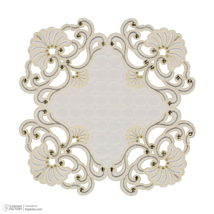 رومیزی عسلی مدل پیچک