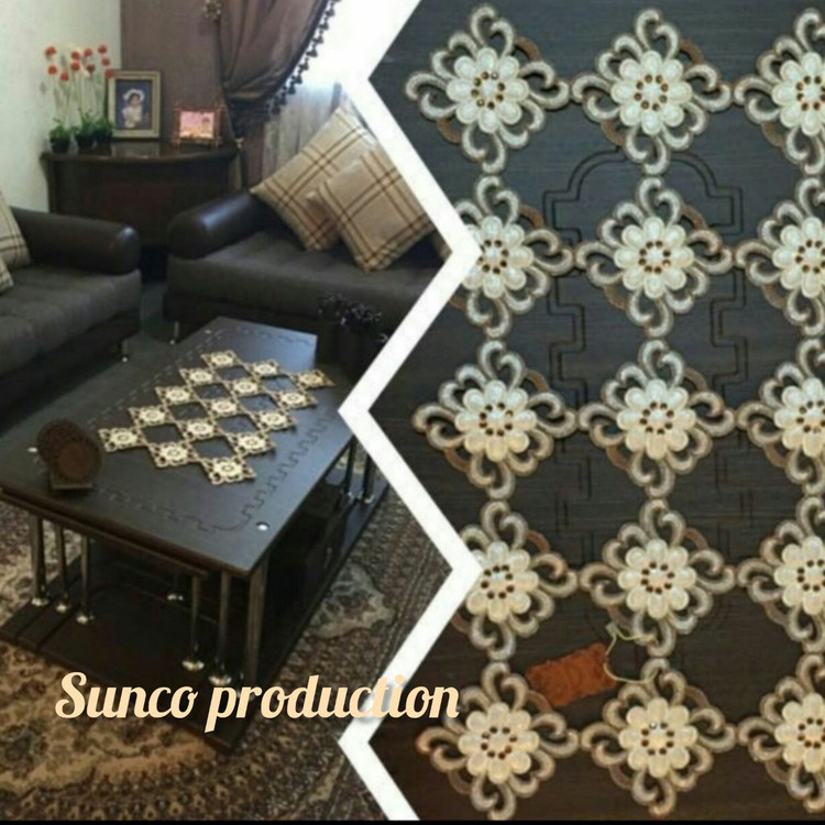 رومیزی سه تیکه مدل مشبک