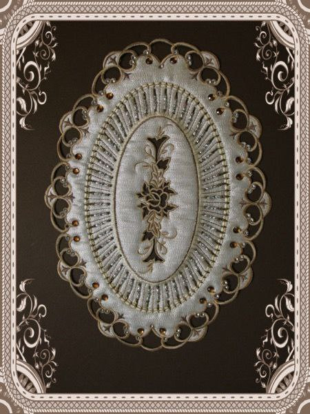 رومیزی عسلی صدف 1