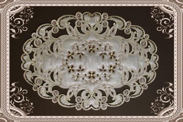 رومیزی عسلی گلبرگ