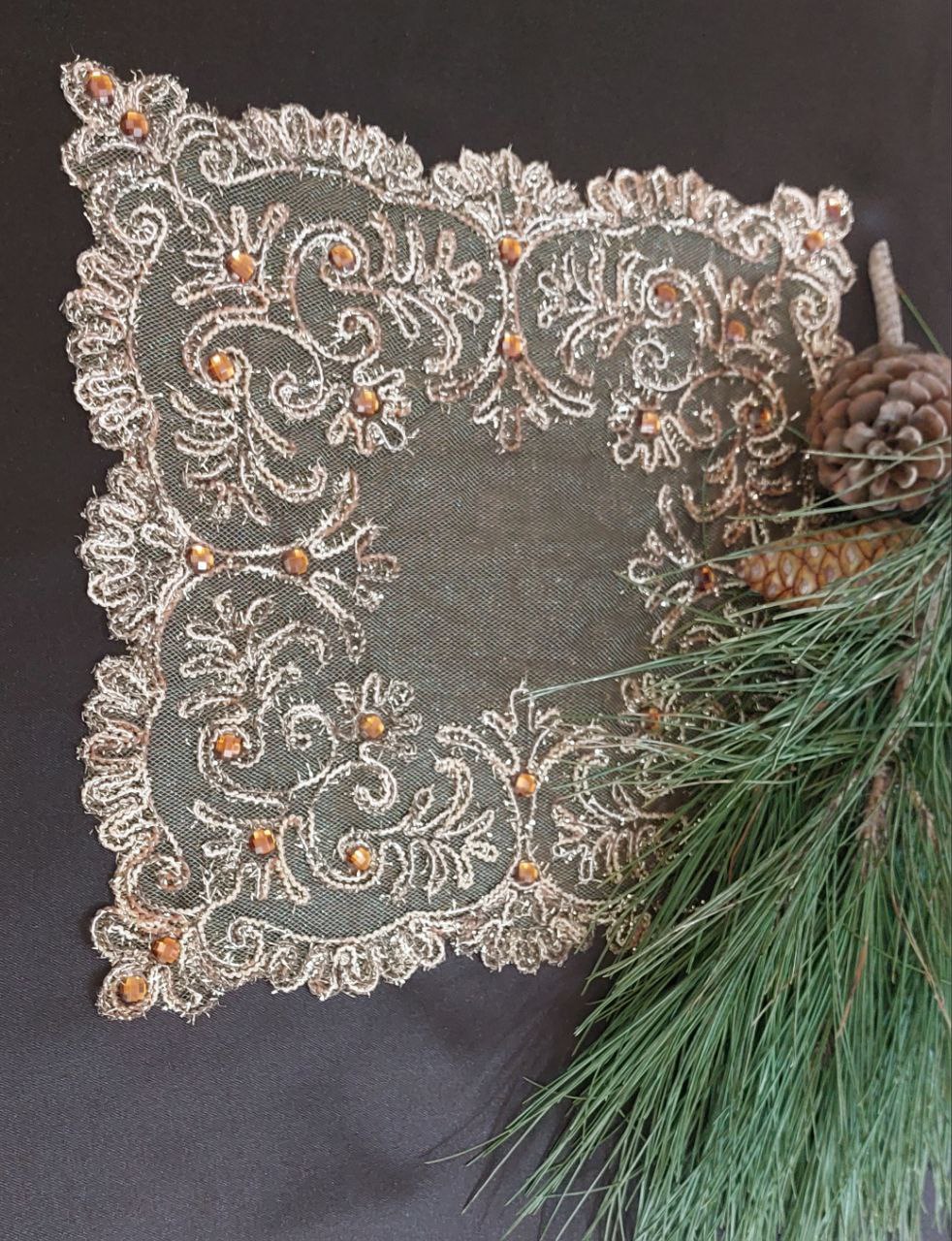 رومیزی مدل اکلیلی سانکو