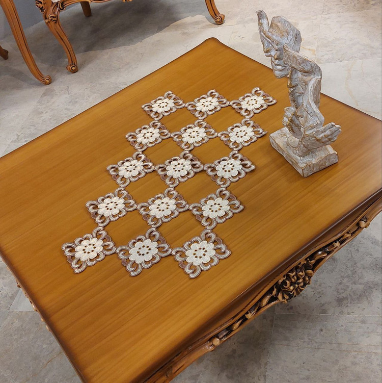 خرید رومیزی سه تیکه مدل مشبک