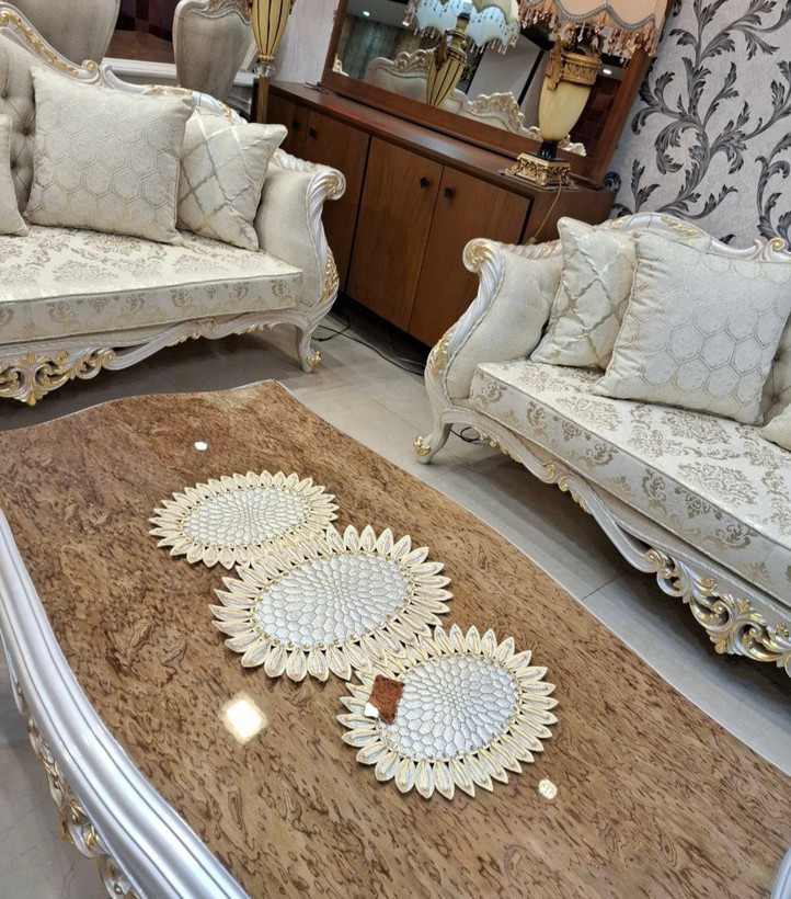 رومیزی سه تیکه مدل آفتابگردان