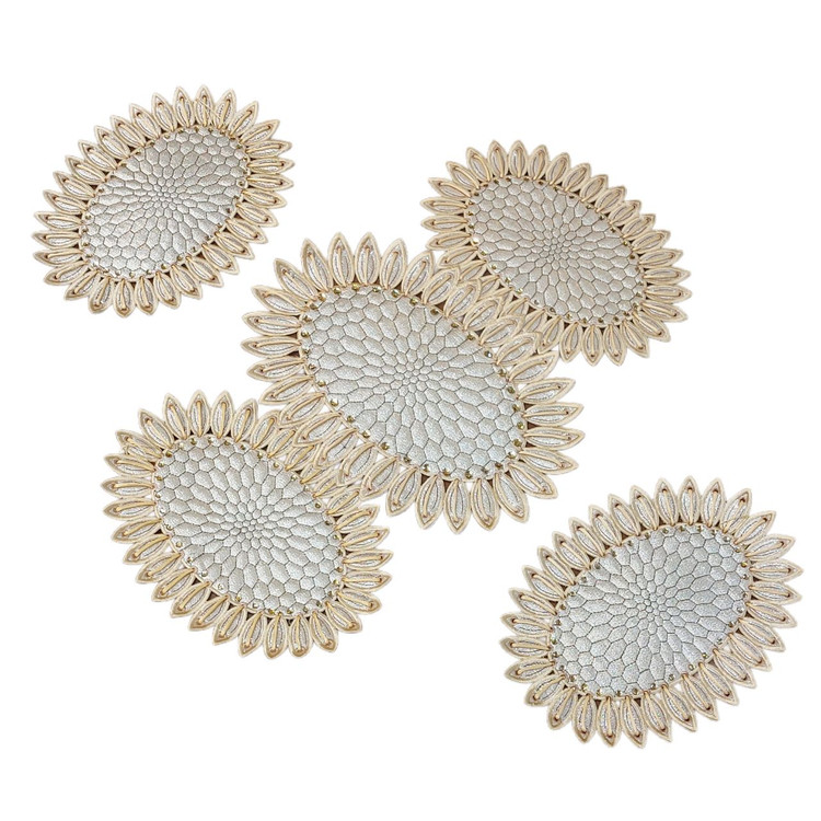 ست سه تیکه رومیزی مدل آفتابگردان