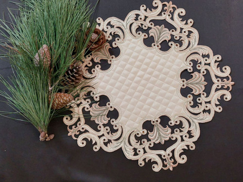 رومیزی گرد مدل سناتور