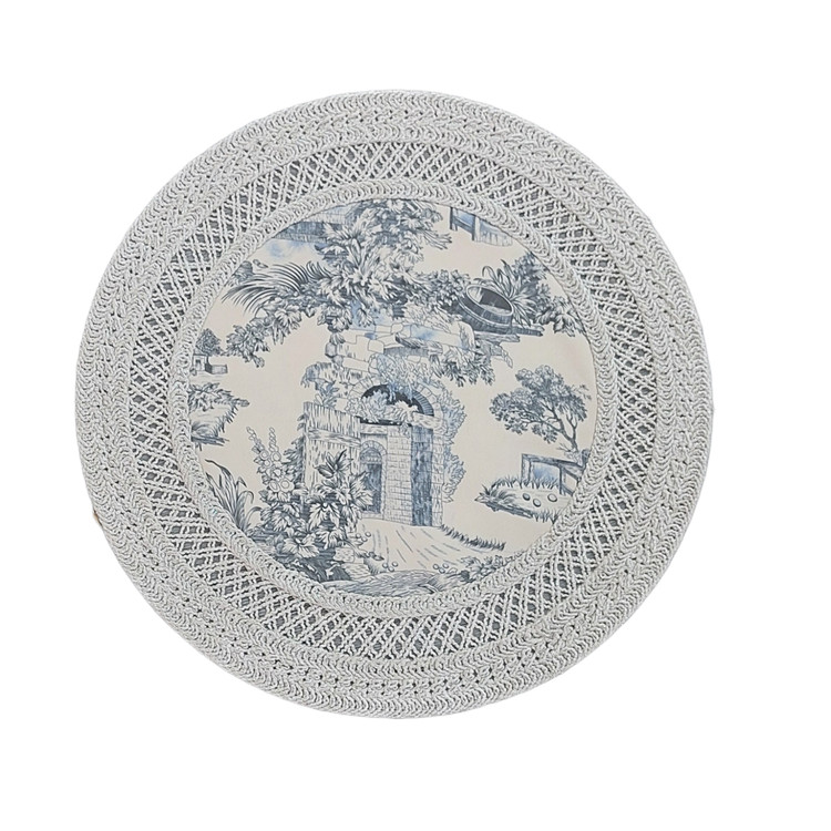 خرید آنلاین زیربشقابی قیطون دوزی شده